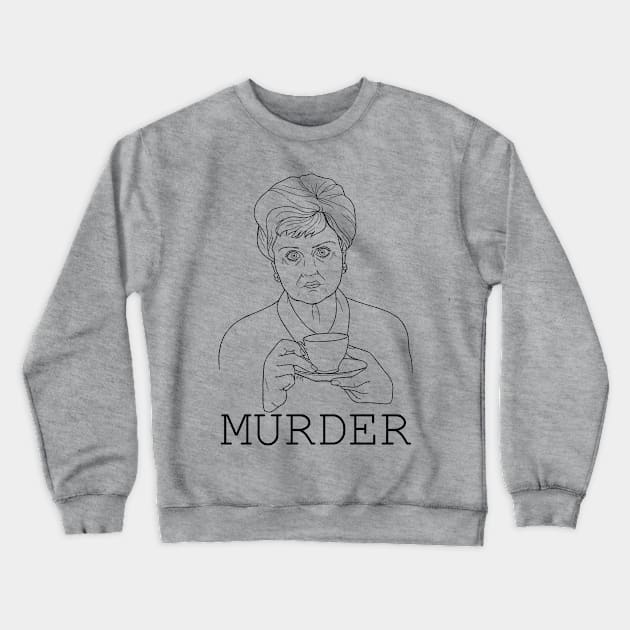 Murder Crewneck Sweatshirt by estanisaboal